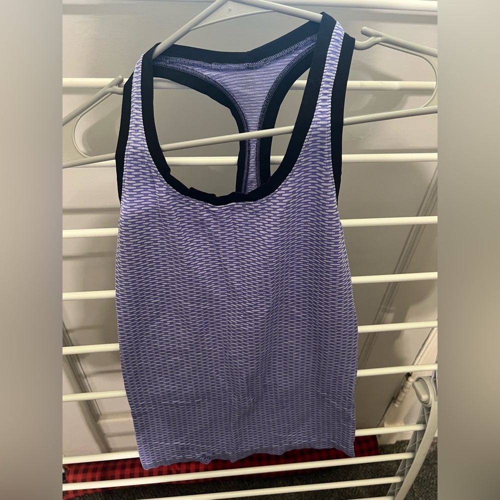 Victoria's Secret Purple and Black Tank Top